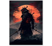 Retro Japan Anime Game Samurai Posters Prints Pictures Portrait Bushido Canvas Painting for Living Room Wall Art Home Decor