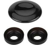 Joystick Center Button Cover MMI Knob Repair Kit for Audi A4 A5 A6 Q5 Q7 S5 S6 Paint Black