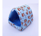 Cute Cartoon Winter Rabbit Squirrel Mini Cage Guinea Pig Nest Small Animal Mice Rat Pet Sleeping Bed Hamster House Warm Soft Mat