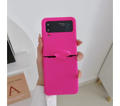 Funda con soporte de anillo de silicona líquida para Samsung Galaxy Z Flip 3 4 5G Flip4 Flip3 Flip2 Flip1