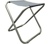 Taburete Plegable de Playa  - Estructura de Hierro en Forma de Tijera - Medida 38x33x39 Cm - 3 Colores Disponibles