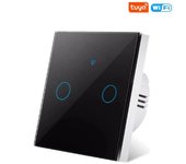 WiFi Smart Switch Interruptor Táctil Temporizador de Pared 220V Sin Cableado Neutro Graffiti Smart Life Panel de Interruptores de Control de Luz