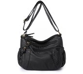 Señoras de cuero de la vendimia Cowboy Bolsa,Hobo Bolsa,Grande,Crossbody Bolsa de hombro,Bolso Casual,Cartera,Vintage Bolsa de hombro,Cien de gran capacidad