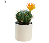 Mini bonsái Premium Cactus en maceta adornos plantas artificiales ligeras