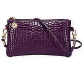 Bolso de hombro de piel sintética con cremallera para mujer, monedero, bolso de mano, carteras para tarjetas para niñas