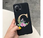 For Xiaomi Mi 11 Lite Case Alphabet Letter Silicon Phone Case Slim TPU Soft Cover For Xiaomi Mi 11 Pro 11Pro Mi11 Lite 5G Bumper