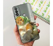 For Motorola Moto E20 E30 E40 Phone Case Soft TPU Silicone Fundas Dragon Marble Luxury Girly Painting Capa For Motorola E40 4G