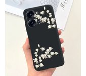 Women Fashion Back Capa For ITEL P40 ItelP40 P40+ P40 Plus Phone Case Soft Liquid Silicone Bumper Para Flower Butterfly Fundas
