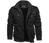 Chaqueta de invierno cálida para hombre ，Monos de lino de poliéster，Forro polar