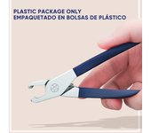 Vancostar-cortaúñas de acero inoxidablecortador de borde curvo afilado Premiumrecortador para dedos de los piesantisalpicadurascuidado de uñas en el hogar