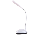 Lámpara de noche de lectura LED que funciona con batería, luz de mesa Flexible, interruptor plegable, luz de estudio para niños, oficina y estudiantes