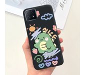 For Oppo A73 5G Case CPH2161 Marcle Painted Cover Matte Silicone Soft TPU Phone Case For Oppo A73 Global 5G Fundas Bumper Capas