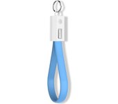 USB C Data Wire Type C Keychain USB Cable Keychain Lanyard Design Micro USB Mini Key Chain Charger Cord Short TPE Quick Charge