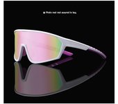 Nuevas gafas de sol deportivas de una pieza con montura grande para hombres y mujeres, gafas de sol coloridas de moda, gafas
