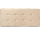 Cabecero de Cama Tapizado Acolchado de Dormitorio con capitoné Modelo Tablet en Polipiel Blanco y Medida 106 x 70 cm para Camas de 90 ó 105 cm