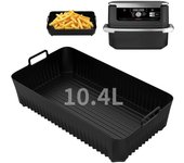 Silicone Mold For Ninja Af500 Air Fryer er Basket Reusable Oven  Tray Non-Stick Pizza Grill Pan