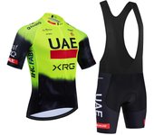 New 2025 UAE Racing Team MTB Pro T-shirt Shorts Set Men's and Women's Bicycles Quick Drying Bicycle Sweater Clothing