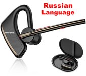 New Bee M50 Bluetooth Headset Wireless Earpiece Earphones 24 Hrs Talk Time V5.2 Headphones with Dual Mic CVC8.0 Handsfree