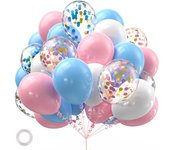 30PCs Mixed Colors Macaron Theme Balloons Pastel Rainbow Balloons Macaron Balloons Multi Color Balloons Party Decorations
