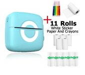 Mini impresora fotográfica portátil inalámbrica, BT, foto térmica para teléfono móvil iOS y Android, impresión sin tinta, regalo, notas de estudio, La