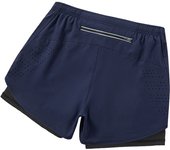 Shorts De Correr Para Hombre 2 En 1 Secado Rápido Entrenamiento De Gimnasio Fitness Running Pantalones De Verano Shorts Deportivos Con bolsillos exteriores