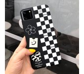 For Realme C11 C21 C31 Case Grid Pattern Matte Soft TPU Silicone Phone Case Coque Fundas For Realme C11 2021 RMX3231 Candy Capa
