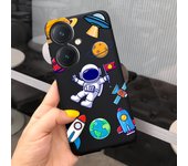 For Huawei Nova 11i Phone Case Nova11i Back Cover Soft Silicone Candy Color Bumper Shell MAO-LX9 Capas Cartoon Dragon Astronaut