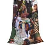 Flannel Blanket Throw Blankets Air Conditioning Fank Singer Ocean Blanket for Couch Sofa Bed Living Room