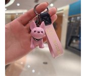 Creative cartoon resin French bulldog keychain cute puppy pendant exquisite Bulldog key chain