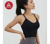 Moving Peach Yoga Vest Women Backless Tank Top Running Sleeveless AVO