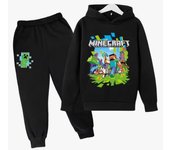 Conjunto de Sudadera con Capucha de Minecraft para Niños y Adolescentes Ropa Deportiva para Jogging