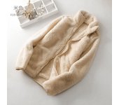 Women's coat Coral fleece plush jacket
