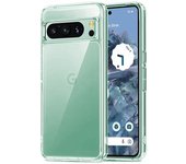 Transparent Phone Case For Google Pixel 8 7 6 Pro Bumper Soft Back Cover For Google Pixel 8A 7A 6A Shockproof Cover Accessories