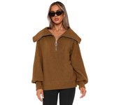 Women's baseball jersey sweater, half zip sports shirt, Spring and Autumn, New Fashion