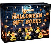 Calendario de Adviento de Halloween 2024, Calendario de Cuenta Regresiva de Halloween de 24 Días, Calendario de Adviento del Pato de Halloween, Calendario de Cuenta Regresiva de Figuras Divertidas