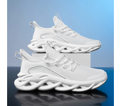 Zapatillas para correr para hombre, de malla, transpirables, cómodas, con cordones, informales, para tenis, ligeras, para gimnasio y trotar, para verano, 2025