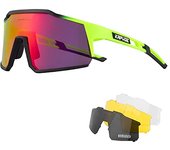 KAPVOE Gafas de Ciclismo Polarizadas con 4 Lentes Intercambiables TR90 Gafas de Sol Deportivas Mujeres Hombres MTB Bicicleta