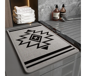 Alfombra antideslizante de secado rápido para baño, tapete de baño, tapete de baño, alffombra ba o