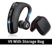 VAORLO V9 Bluetooth Earphone Sport Driver Car Wireless Headphone With Mic HD Handsfree Calling Stereo Muics Business Headsets