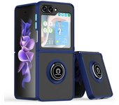 For Samsung Galaxy Z Flip 6 5 4 3 Carcasa De Soporte De Anillo De Tapa Protectora Mate A Prueba De Golpes Capa