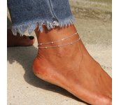 New Bohemia Butterfly Anklet Rhinestone Chain Foot Chain Jewelry For Women Summer Beach Anklet Butterfly Barefoot Chain