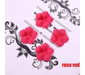 100pcs Crafts Wedding Silk Leaf Roses Petal Scrapbook Accessory Five-petal Flower Artificial Flowers