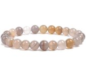 Natural Stone Beads Bracelet For Women Men Amethysts Crystal Quartzs Aquamarines Jades Jewelry Agates Elastic Bangle Bracelets