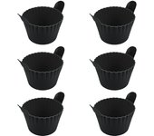 Silicone Egg Cup for Air Fryer, 6 Counts/set Non-stick Egg Baking Cup, Egg Cooking Mold, Kitchen Baking Utensils, Home Supplies, Gift, House Accessories, Kitchen Accessories