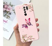 For Redmi 9 9C NFC 9A Case Liquid Silicone TPU Bumper Flower Jelly Women Fashion Coque Bumper For Xiaomi Redmi 9c Redmi9 Capas