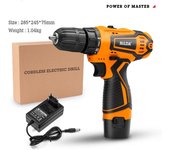 Taladro atornillador a batería 21v para casa kit destornilladores 16.8v