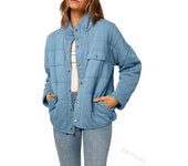 Chaquetas con cuello levantado mujer, abrigos informales de invierno para mujer