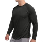 Men's UPF 50+ Rash Guard Long Sleeve Athletic T-shirts