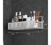 Estante de almacenamiento portátil para colgar en la pared, estante de baño sin perforación, organizador de condimentos de ajo, cesta de almacenamiento de cocina, humedad