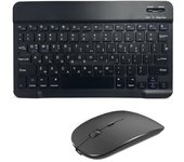 Teclado Inalámbrico Bluetooth Español Francés Azerty Ruso Coreano Para iPad Mac PC Tableta Celular Y Laptop Con Ratón Mini